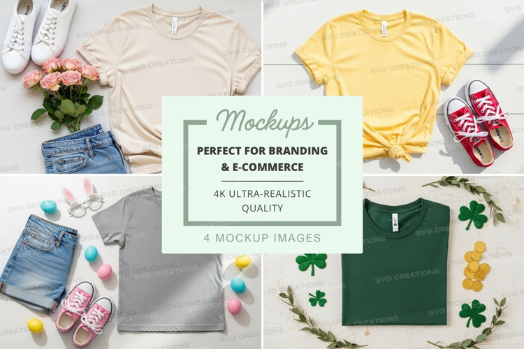 Spring fashion mockup