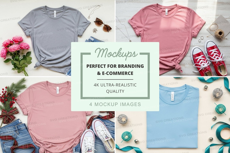 Casual summer fashion mockup