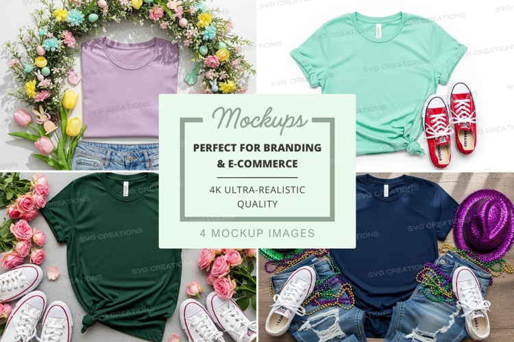 Spring fashion mockup