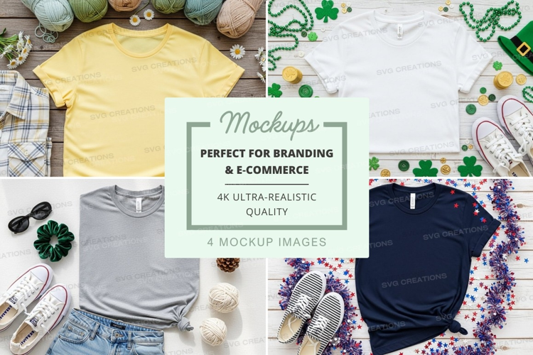 St. patrick's day fashion mockup