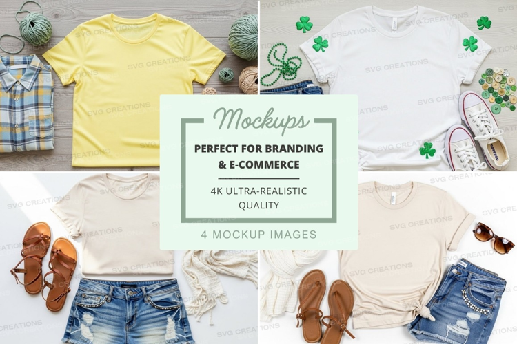 Casual outfit mockup