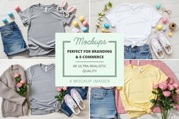 Spring fashion mockup