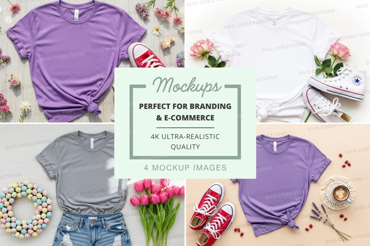 Spring fashion mockup