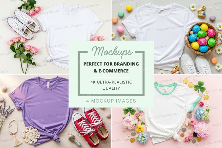Spring fashion mockup