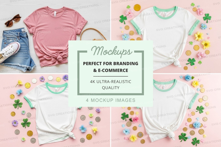 Spring fashion mockup