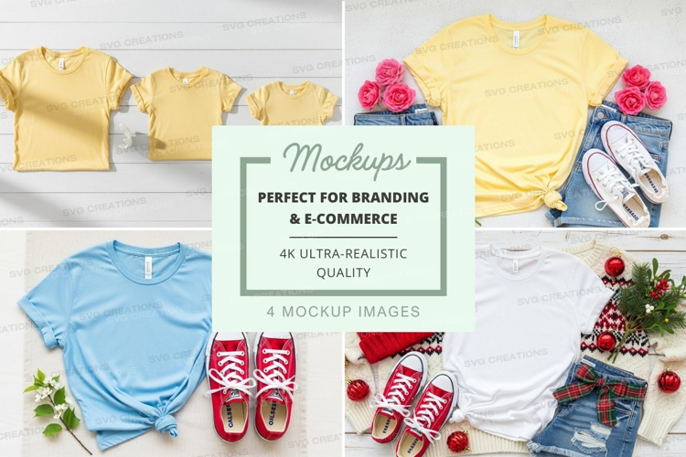 Casual summer fashion mockup