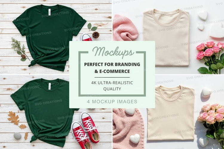 Cozy autumn fashion mockup