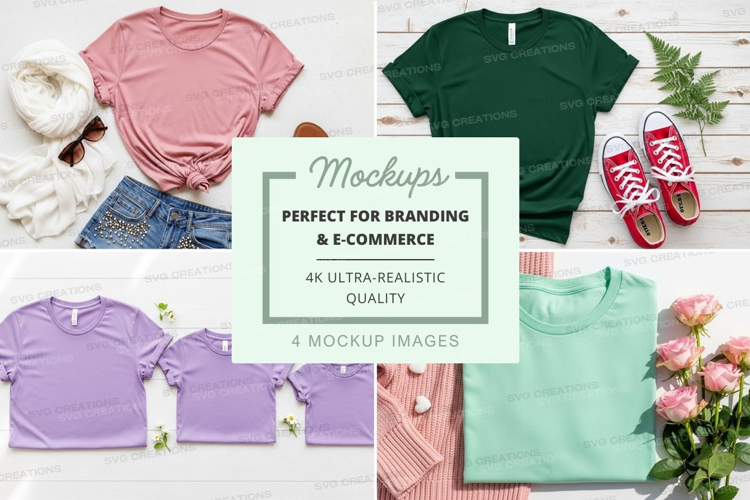 Casual summer fashion mockup