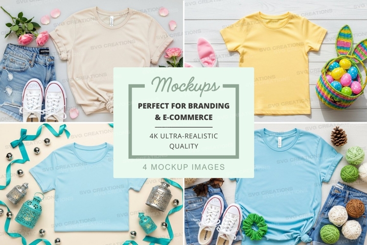 Spring fashion mockup