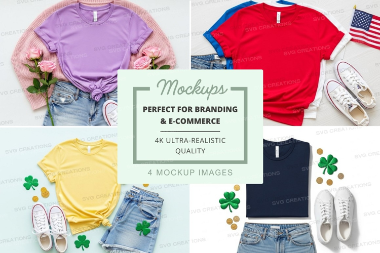 St. patrick's day t-shirt mockup