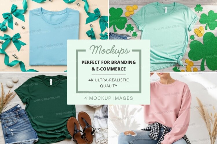 St. patrick's day fashion mockup example image 1