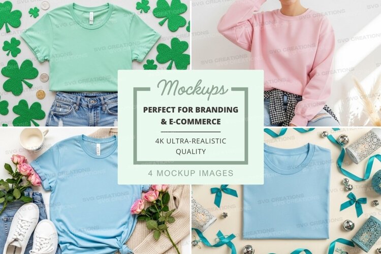 St. patrick's day fashion mockup example image 1