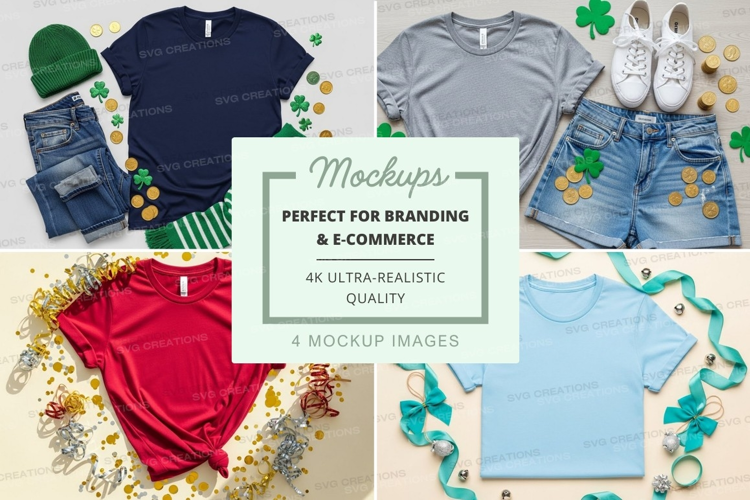 St. patrick's day t-shirt mockup