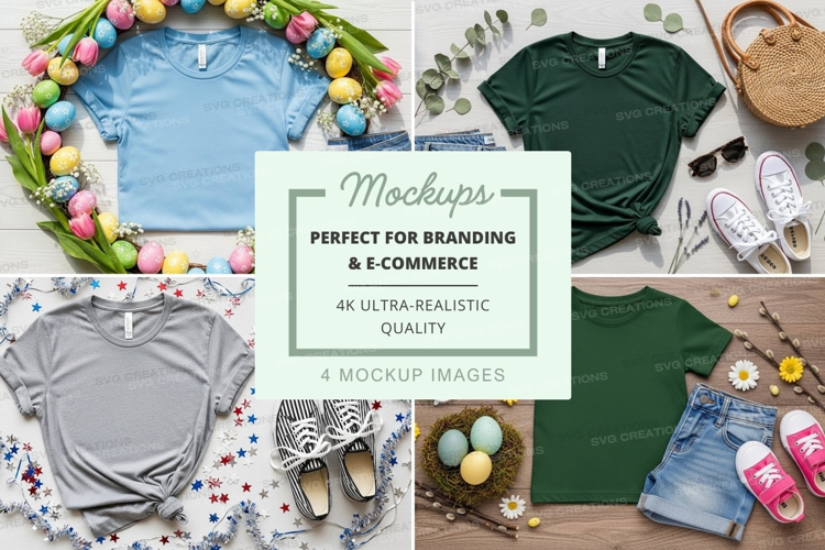 Spring fashion mockup