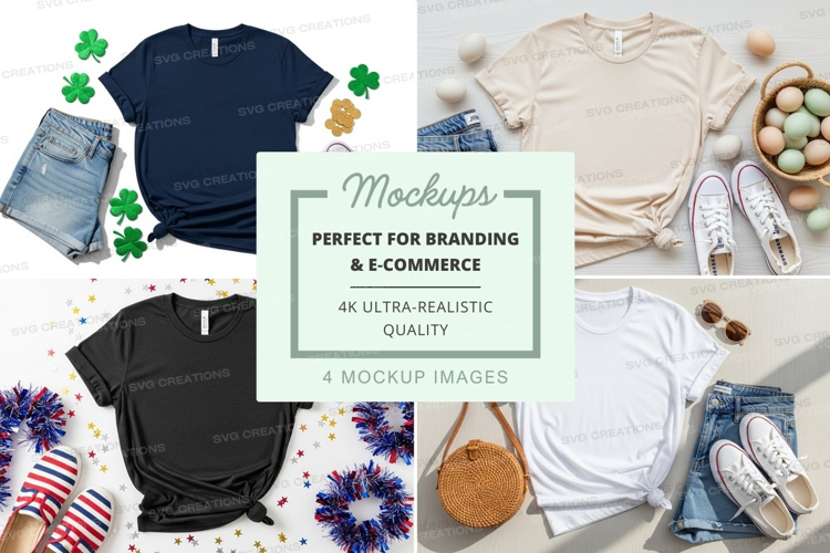 St. patrick's day fashion mockup