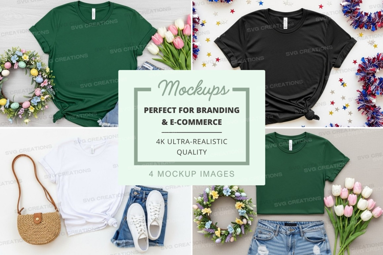 Spring fashion mockup