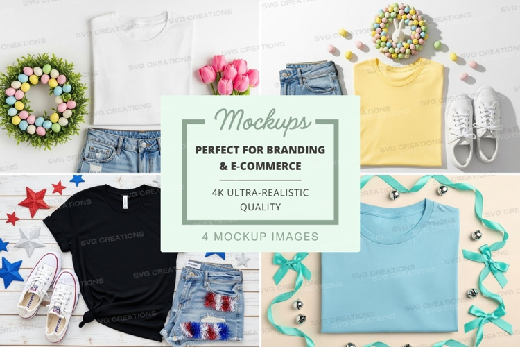 Spring fashion mockup