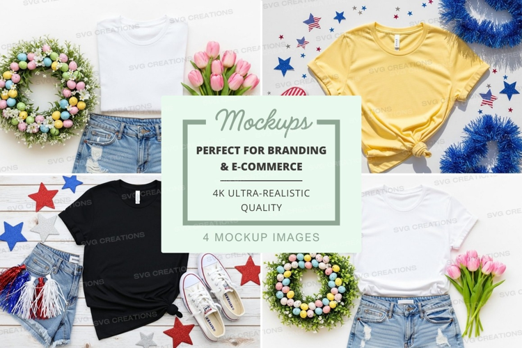 Spring fashion mockup