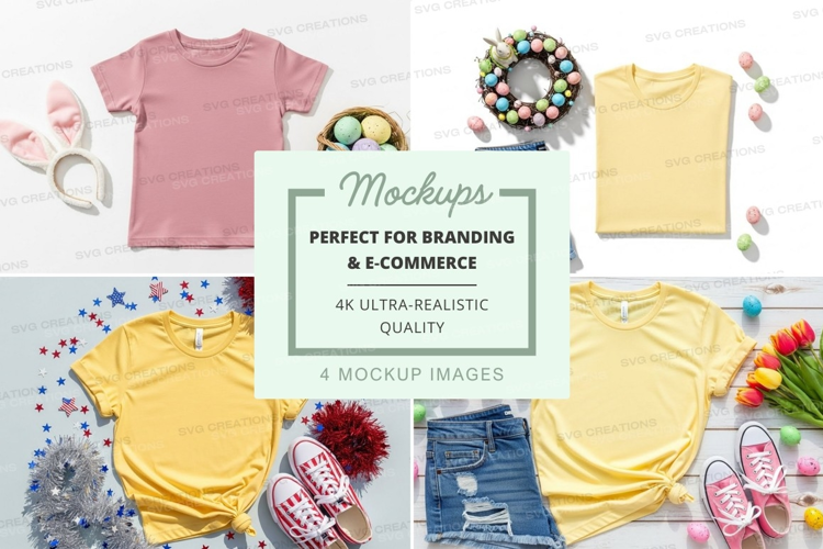 Spring fashion mockup