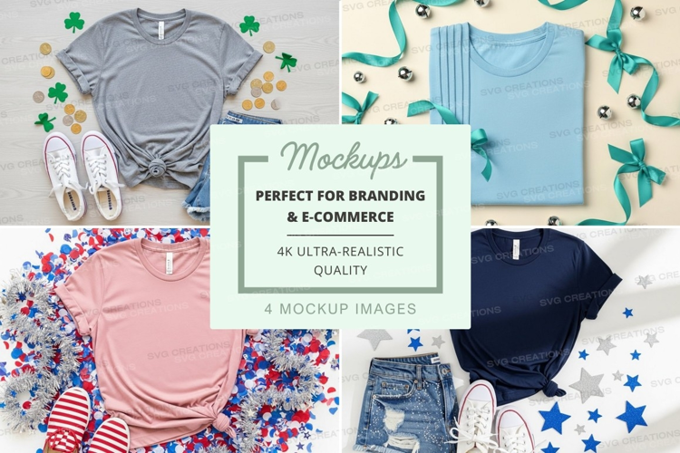 Casual summer outfits mockup