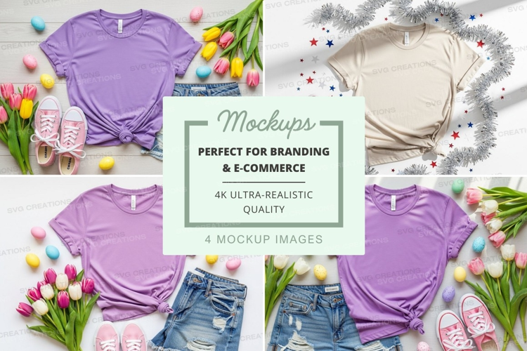 Spring fashion mockup