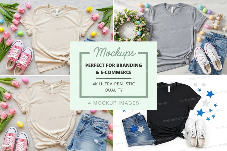 Spring fashion mockup