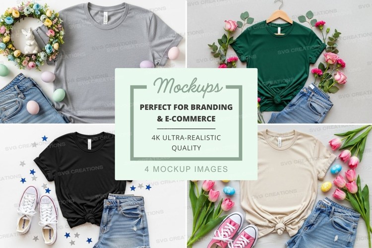 Spring fashion mockup