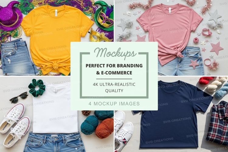 Casual outfits mockup