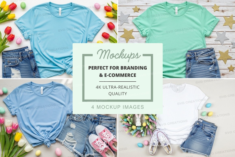 Spring fashion mockup