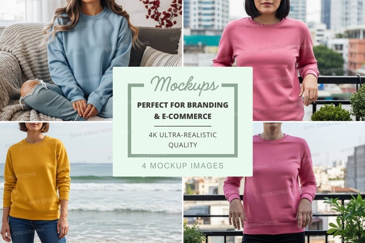 Sweatshirt mockup collection