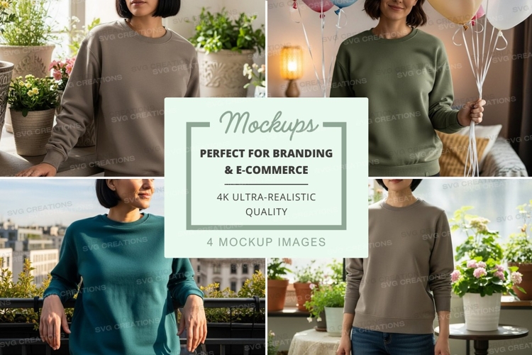 Sweatshirt mockup collection