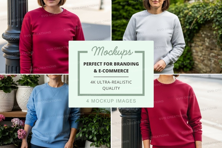 Sweatshirt mockup set