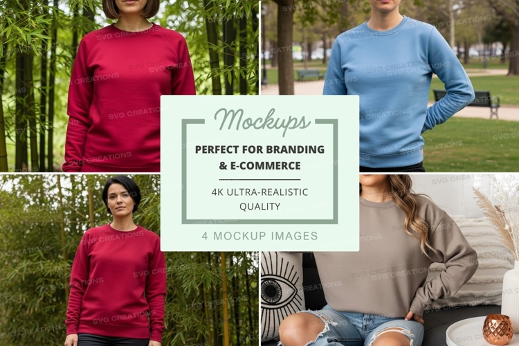 Sweatshirt mockup collection