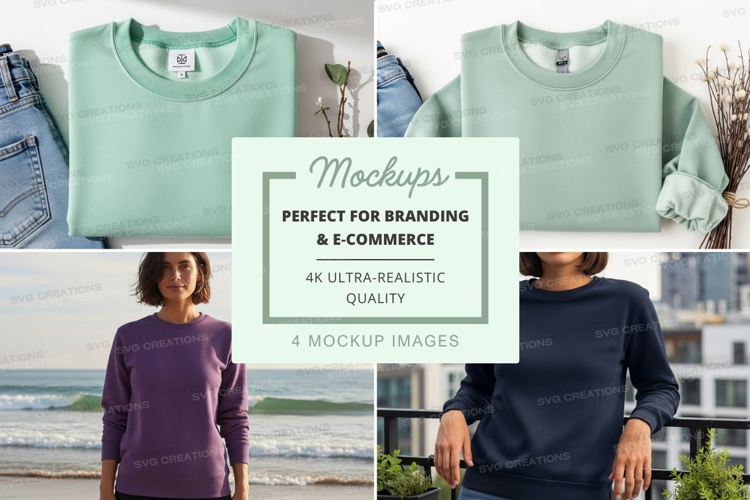 T-shirt mockup with multiple styles and colors