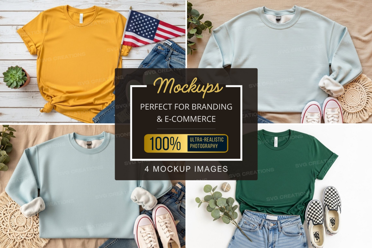 Casual summer fashion mockup