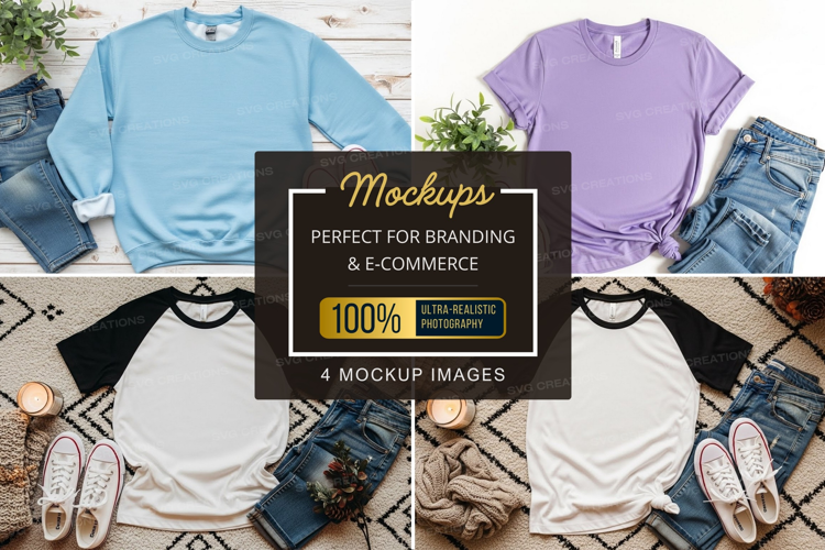 Mockup: casual outfit collection