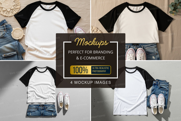 Mockup of baseball tee with casual outfit
