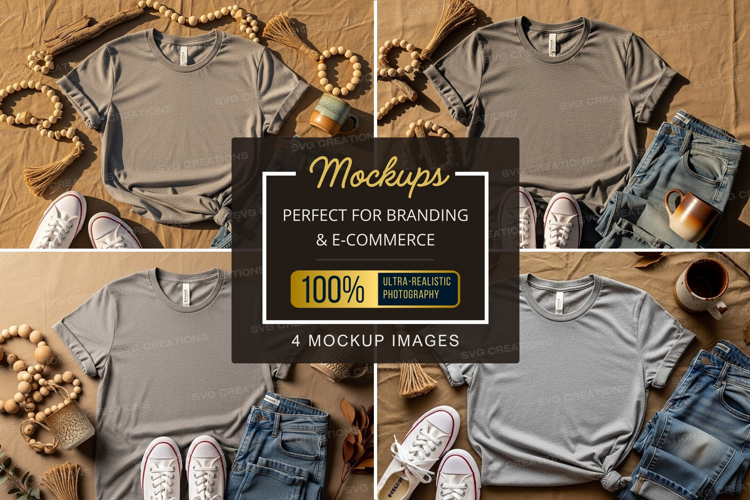 Casual outfit mockup