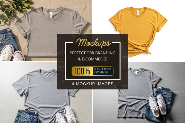 Mockup: t-shirt collection