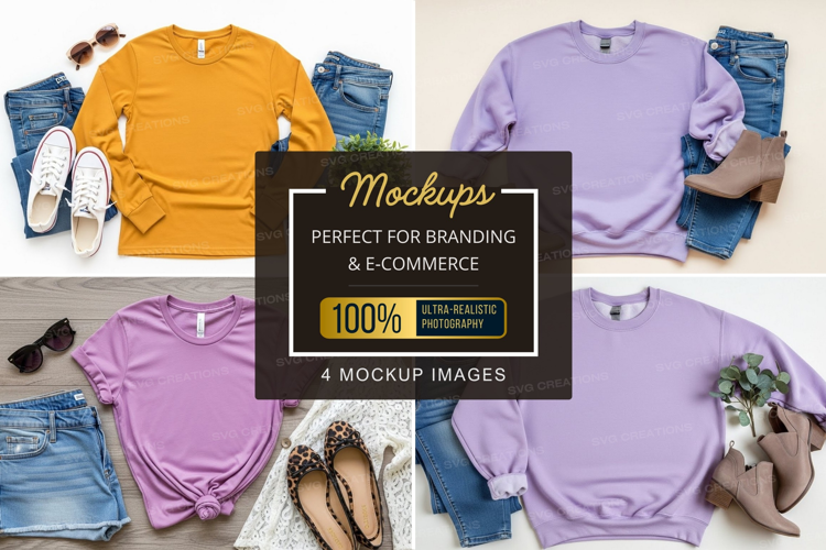 Mockup: casual outfit collection