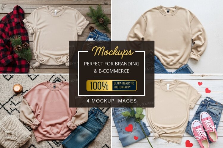 Mockup collection of casual wear example image 1