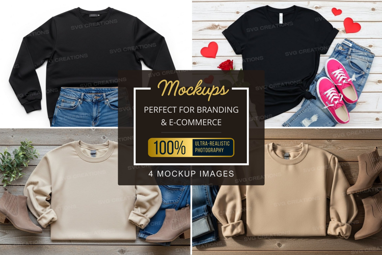 Casual outfits mockup