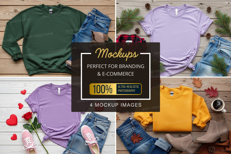 Mockup: cozy winter outfits