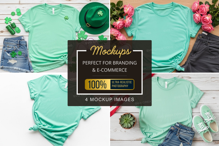 Mockup: st. patrick's day themed outfits