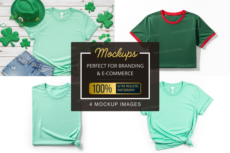 St. patrick's day t-shirt mockup