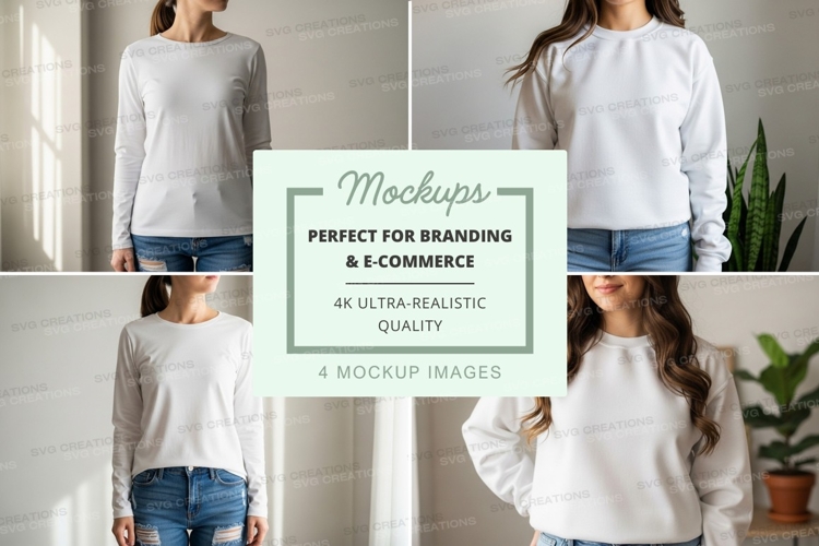 White Tshirt Mockup Image 2