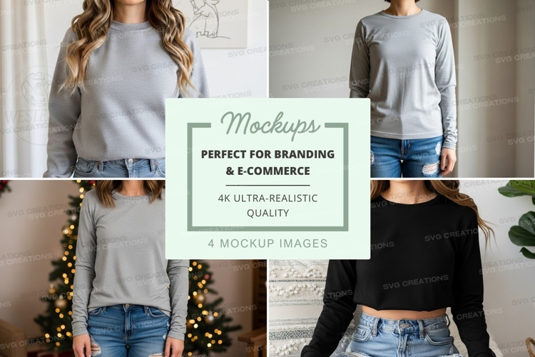 Black Tshirt Mockup Image 14