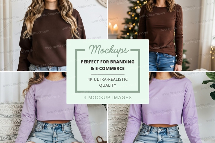 Crop Top Mockups Image 19
