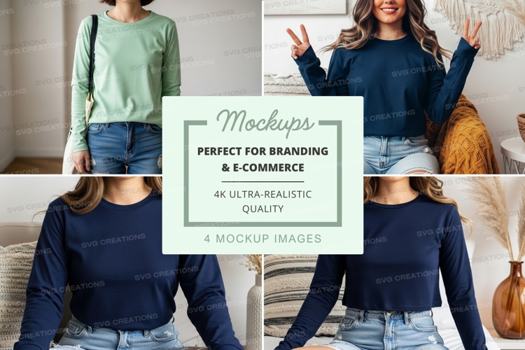 Crop Top Mockups Image 24