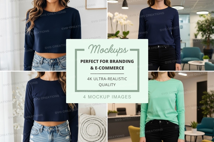 Crop Top Mockups Image 18